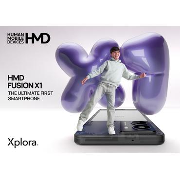 HMD FUSION X1 DS TA-1672 6/128 FLASHY 16,7 cm (6.56") Dual SIM 5G USB Type-C 5000 mAh Sort