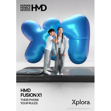 HMD FUSION X1 DS TA-1672 6/128 FLASHY 16,7 cm (6.56") Dual SIM 5G USB Type-C 5000 mAh Sort