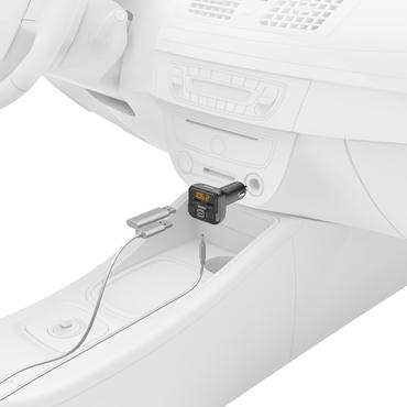 Hama 00014163 FM-sender 87,6 - 107,9 MHz Cigartænder Sort