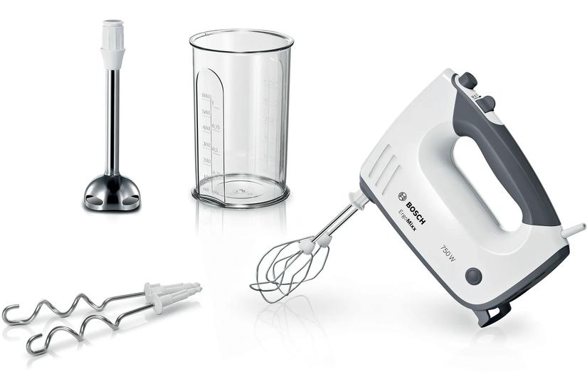 Bosch ErgoMixx MFQ37470 - handmixer/handblandare - vit / grå
