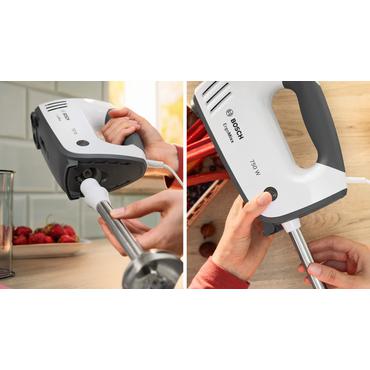 Bosch ErgoMixx MFQ37470 - handmixer/handblandare - vit / grå