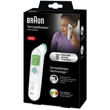 Braun BST200WE Termometer med fjernregistrering Hvid Pande Knapper