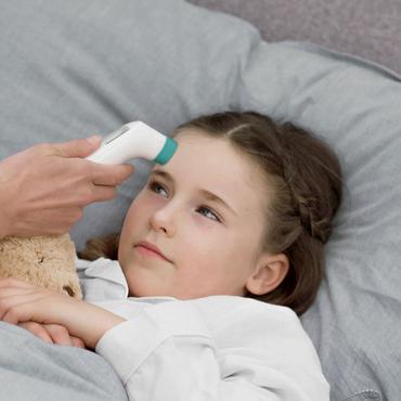 Braun BST200WE Termometer med fjernregistrering Hvid Pande Knapper