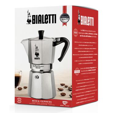 Bialetti Moka Express Moka gryde Aluminium, Sort