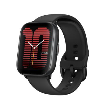 Amazfit Active 4,45 cm (1.75") AMOLED Digital 390 x 450 pixel Berøringsskærm Sort GPS (satellit)