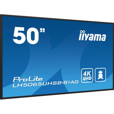 iiyama ProLite LH5065UHSB-B1AG 50" Klass (49.5" visbar) LED-bakgrundsbelyst LCD-skärm