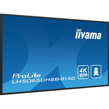 iiyama ProLite LH5065UHSB-B1AG 50" Klass (49.5" visbar) LED-bakgrundsbelyst LCD-skärm