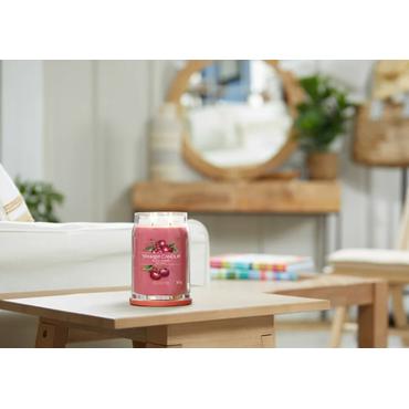 Yankee Candle 1701380E vokslys Cylinder Kirseb&aelig;r (frugt) Lyser&oslash;d 1 stk