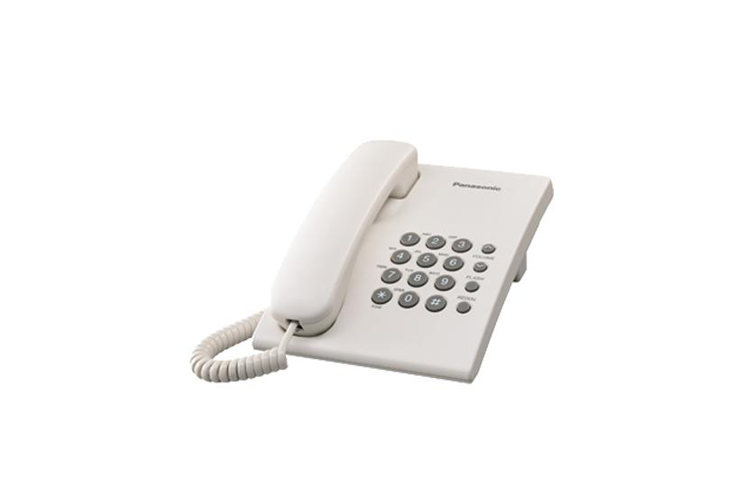 Panasonic KX-TS500PDW telefon Analog telefon Hvid