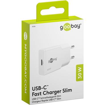 USB-C™ PD GaN Fast Charger Slim (30 W)