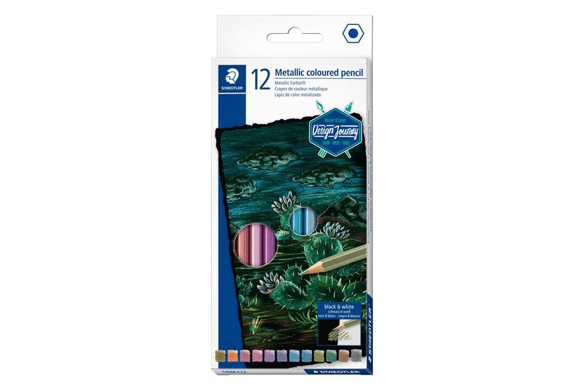 Staedtler Metallic Metallic, Flerfarvet 12 stk