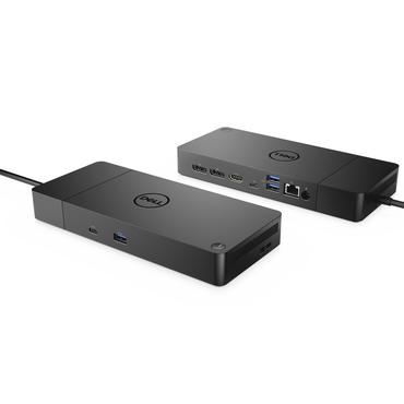 DELL WD19S-180W Ledningsført USB 3.2 Gen 2 (3.1 Gen 2) Type-C Sort