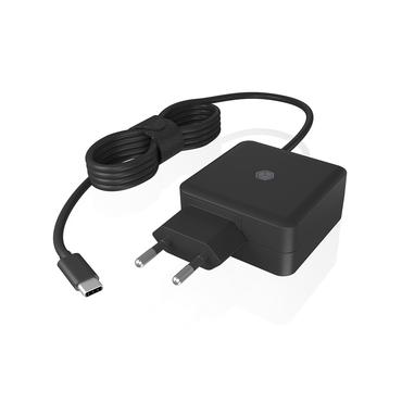 ICY BOX IB-PS111-PD strømforsyningsadapter - 24 pin USB-C - 65 Watt
