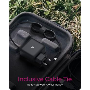 ICY BOX IB-PS111-PD strømforsyningsadapter - 24 pin USB-C - 65 Watt