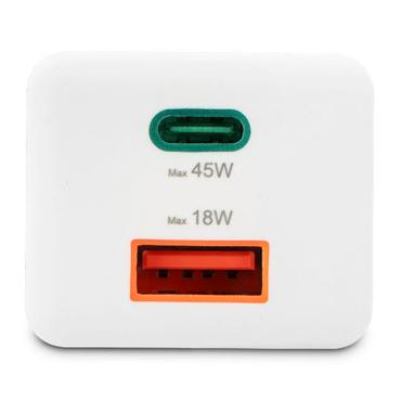 Hama str&ouml;madapter - USB typ A, 24 pin USB-C - 45 Watt