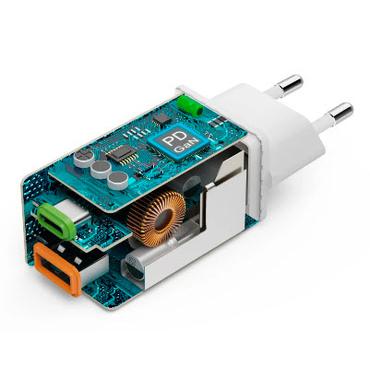 Hama str&ouml;madapter - USB typ A, 24 pin USB-C - 45 Watt