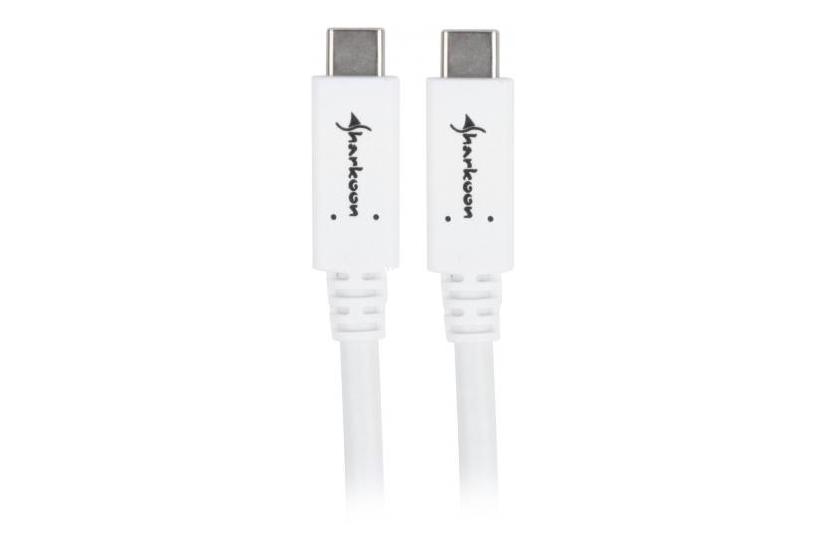 Sharkoon USB 3.1 Kabel CC - vit - 0,5m