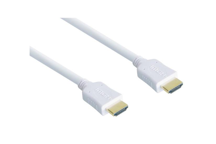 Alcasa 1.5m, HDMI HDMI-kabel 1,5 m HDMI Type A (Standard) Hvid