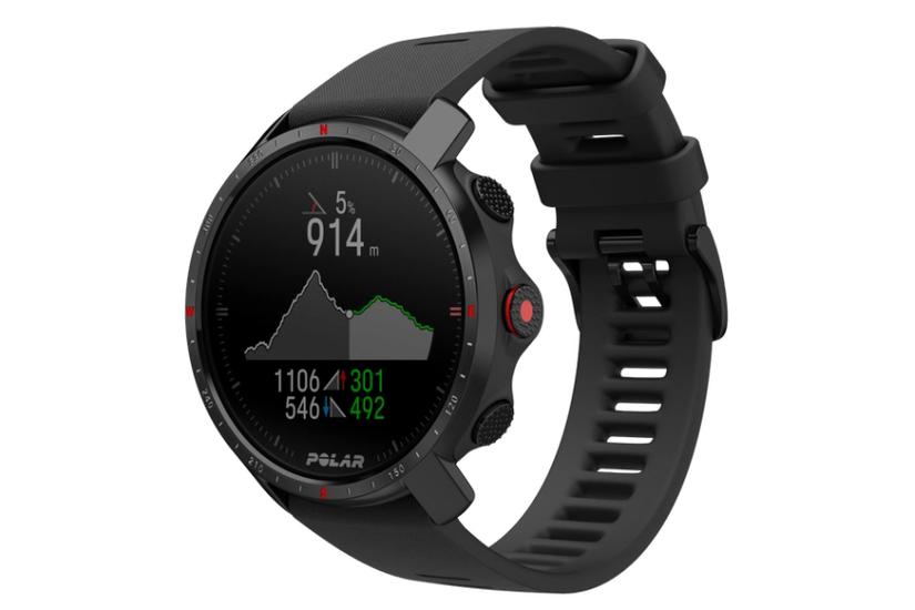 Polar Grit X Pro Titan 3,05 cm (1.2") MIP 47 mm Digital 240 x 240 pixel Berøringsskærm Sort GPS (satellit)