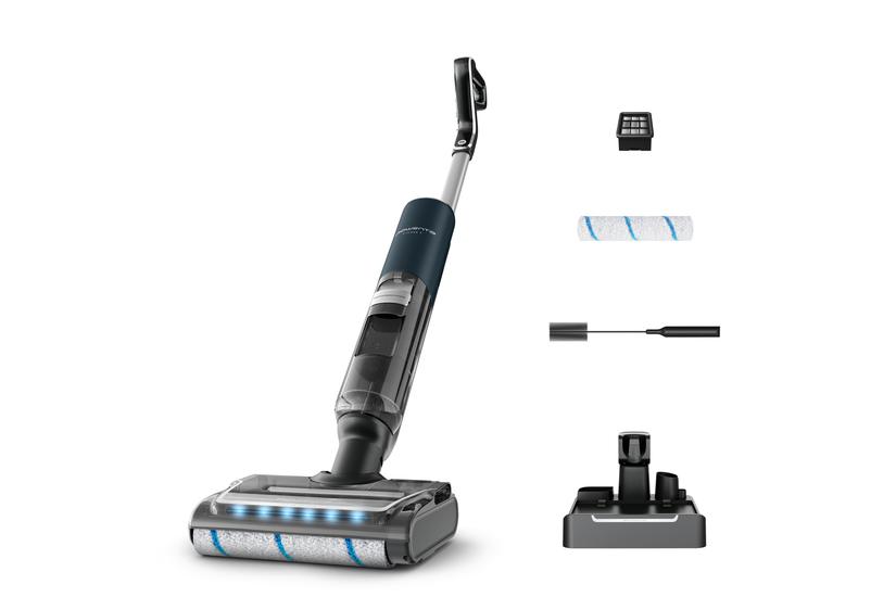 Rowenta X-Clean 7 GZ5735E0 stav støvsuger & elektrisk kost Stick vakuum Batteri Tør&våd Poseløs 0,5 L Sort, Krom