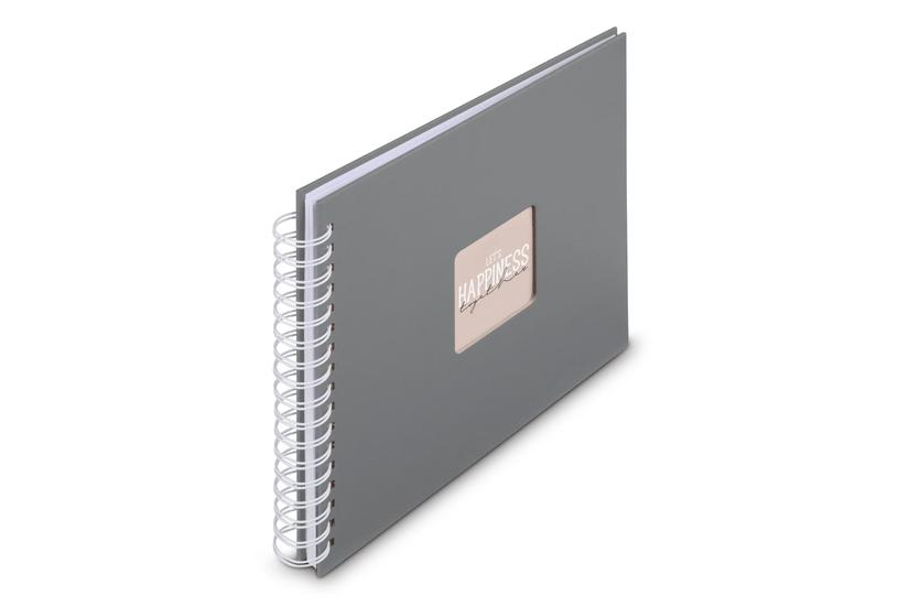 Hama 00009837 fotoalbum og arkbeskyttelse Gr&aring; 50 ark 10 x 15 Spiral indbinding