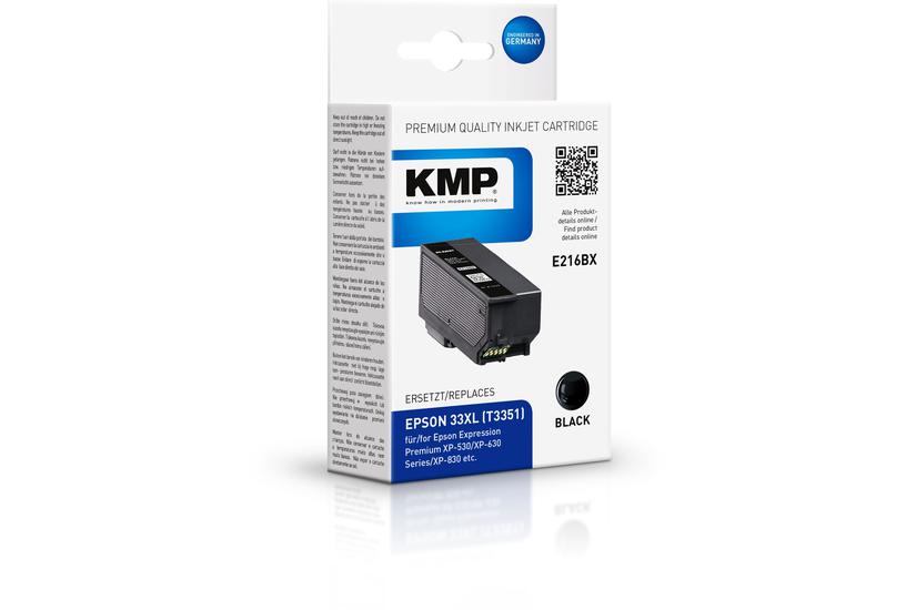 KMP 1633,4001 bl&aelig;kpatron Kompatibel H&oslash;jt (XL) udbytte Sort