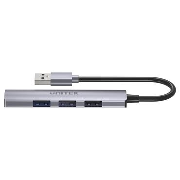 UNITEK H1208A interface hub USB 3.2 Gen 1 (3.1 Gen 1) Type-A 5000 Mbit/s Grå