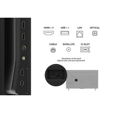 TCL V6C 43V6C TV 109,2 cm (43") 4K Ultra HD Smart TV Wi-Fi Metallic 260 cd/m²