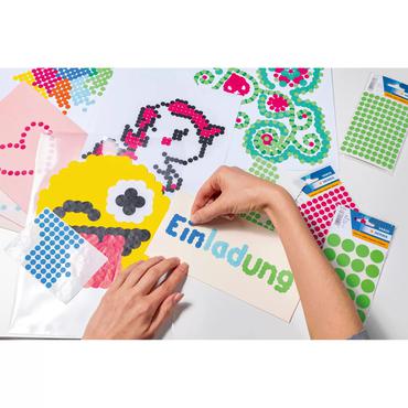 HERMA 15074 selvkl&aelig;bende etiket Rund Permanent Guld 18 stk