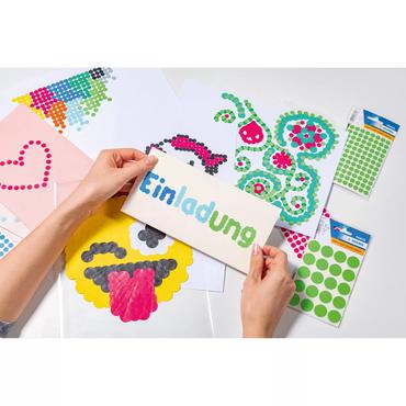 HERMA 15074 selvkl&aelig;bende etiket Rund Permanent Guld 18 stk