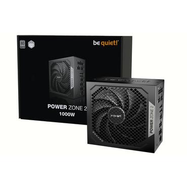 be quiet! POWER ZONE 2 1000W enhed til str&oslash;mforsyning 20+4 pin ATX ATX Sort
