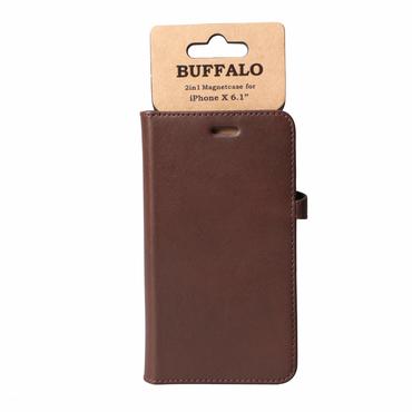 Buffalo 658562 mobiltelefon etui 15,5 cm (6.1") Folie Brun