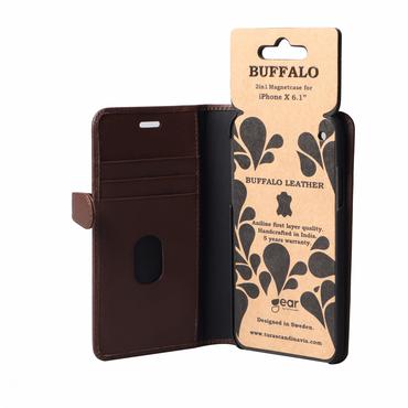 Buffalo 658562 mobiltelefon etui 15,5 cm (6.1") Folie Brun
