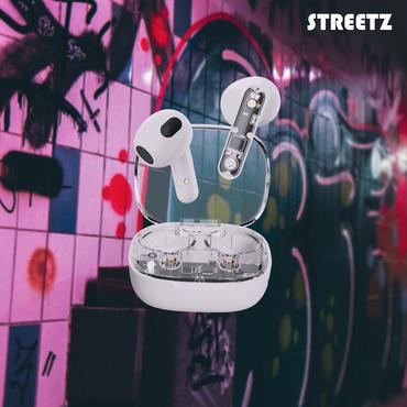 STREETZ T150 - True wireless-h&ouml;rlurar med mikrofon