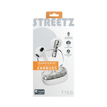 STREETZ T150 - True wireless-h&ouml;rlurar med mikrofon