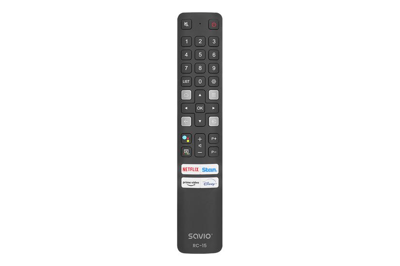 SAVIO RC-15 universal remote control/replacement for TCL   SMART TV