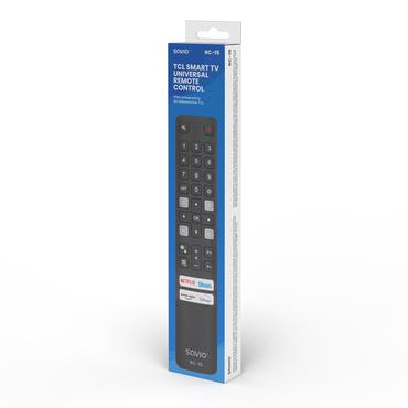 SAVIO RC-15 universal remote control/replacement for TCL   SMART TV