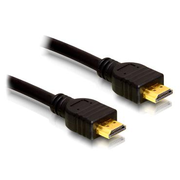 Delock High Speed HDMI with Ethernet - HDMI-kabel med Ethernet - 25 cm