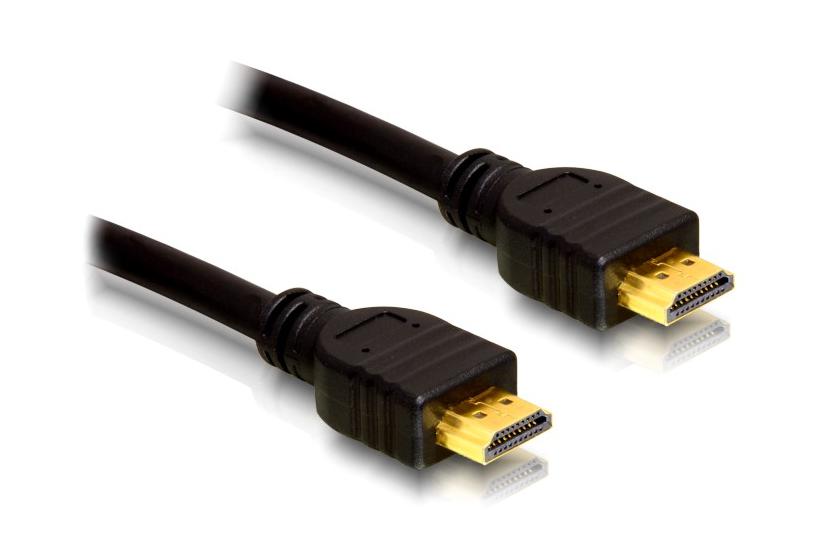 Delock High Speed HDMI with Ethernet - HDMI-kabel med Ethernet - 25 cm