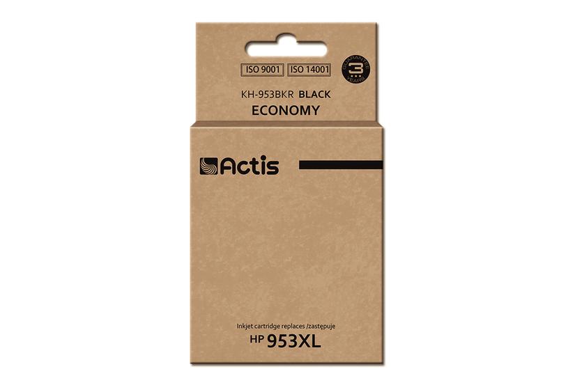 Actis KH-953BKR bl&aelig;k (erstatning HP 953XL L0S70AE; Standard; 50 ml; sort) - Ny chip