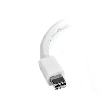StarTech.com Mini DisplayPort till HDMI-videoadapter &ndash; Vit - videokort - DisplayPort / HDMI - 17 cm