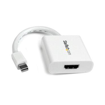 StarTech.com Mini DisplayPort till HDMI-videoadapter &ndash; Vit - videokort - DisplayPort / HDMI - 17 cm