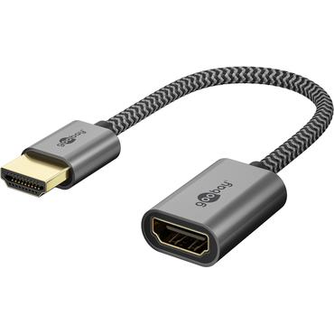 Goobay HDMI-kabel - 0.1 m - 2,1 - HDMI Type A (Standard) - HDMI Type A (Standard) - Lige