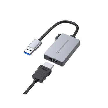Conceptronic ABBY22G USB grafisk adapter 1920 x 1080 pixel Grå