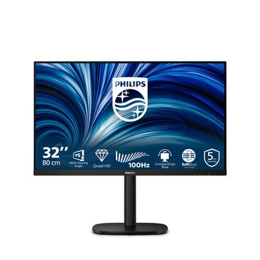 Philips 3000 series 32B2N3500/00 computersk&aelig;rm 80 cm (31.5") 2560 x 1440 pixel Quad HD LCD Sort