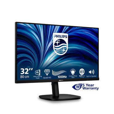 Philips 3000 series 32B2N3500/00 computersk&aelig;rm 80 cm (31.5") 2560 x 1440 pixel Quad HD LCD Sort