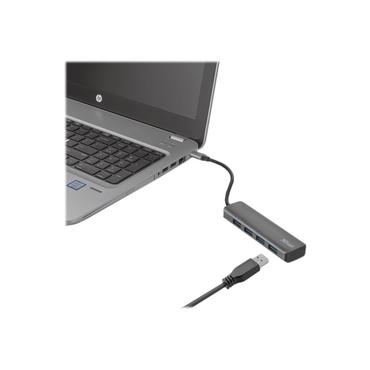 Trust Halyx Aluminium USB-C to 4-Port USB-A 3.2 Hub