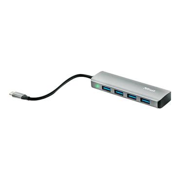 Trust Halyx Aluminium USB-C to 4-Port USB-A 3.2 Hub