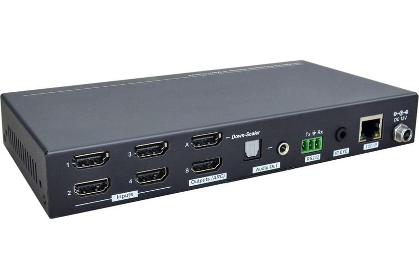 VivoLink 4x2 matrix-skifter/audio-afindlejrer