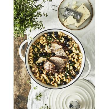 Tefal LOV Gusseisen Servierpfanne 28cm beige
